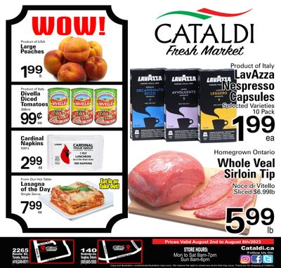 Cataldi Fresh Market Flyer August 2 to 8