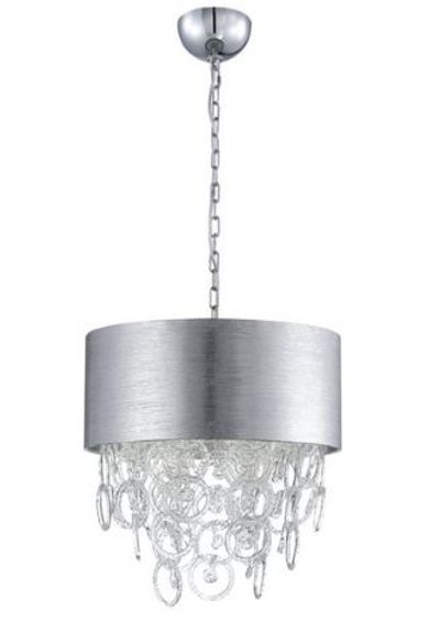 Eurofase Jura 17.75-in 4-Light Chrome Hardwired Clear Glass Drum Standard Chandelier For $119.00 At Lowe's Canada