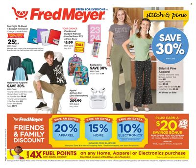 Fred Meyer (AK) Weekly Ad Flyer Specials August 2 to August 8, 2023