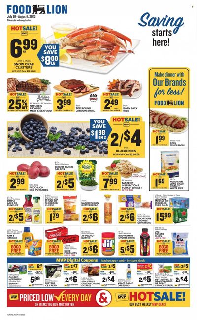 Food Lion (KY) Weekly Ad Flyer Specials July 26 to August 1, 2023