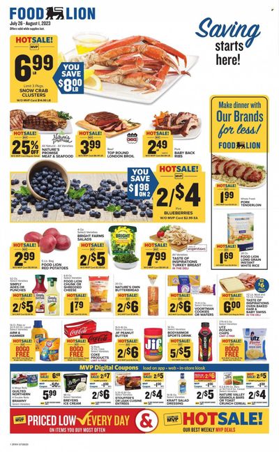 Food Lion (KY) Weekly Ad Flyer Specials July 26 to August 1, 2023