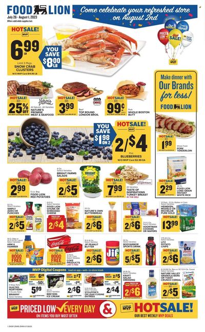 Food Lion (NC) Weekly Ad Flyer Specials July 26 to August 1, 2023