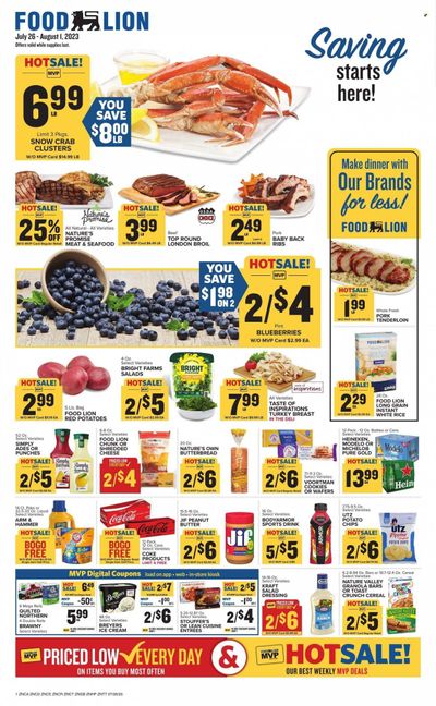 Food Lion (NC) Weekly Ad Flyer Specials July 26 to August 1, 2023