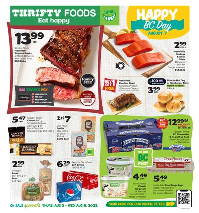 Thrifty Foods Flyer August 3 to 9