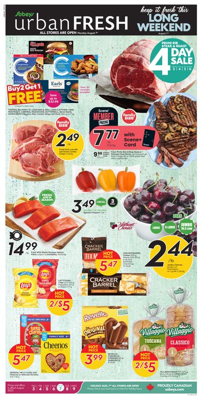 Sobeys Urban Fresh Flyer August 3 to 9