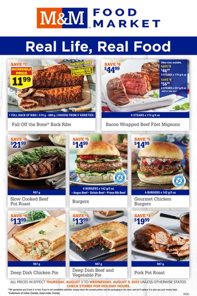 M&M Food Market (Atlantic & West) Flyer August 3 to 9