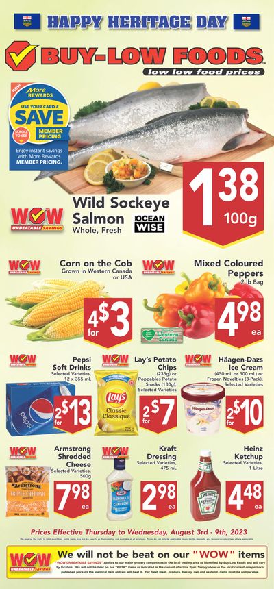 Buy-Low Foods (AB) Flyer August 3 to 9