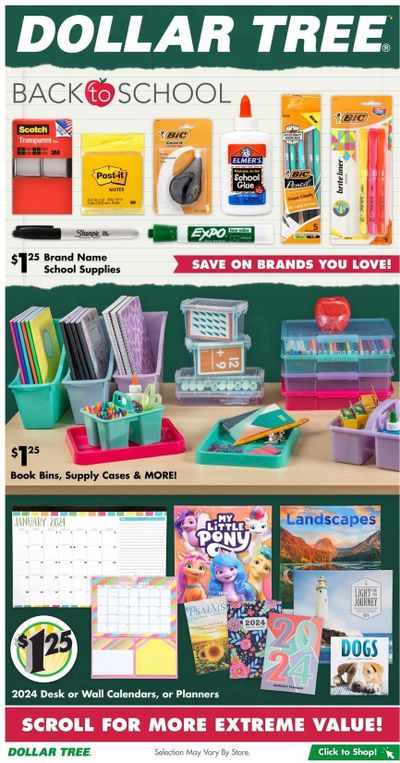 Dollar Tree Weekly Ad Flyer Specials July 23 to August 5, 2023