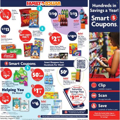 Family Dollar Weekly Ad Flyer Specials July 30 to August 5, 2023