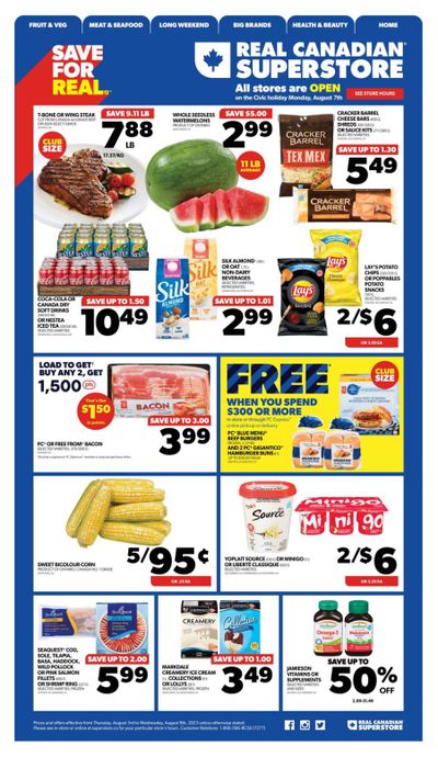 Real Canadian Superstore (ON) Flyer August 3 to 9