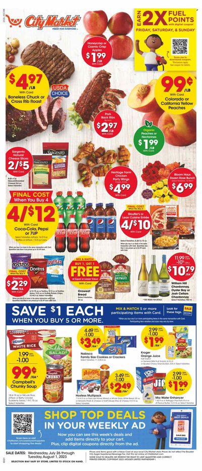 City Market (CO, UT, WY) Weekly Ad Flyer Specials July 26 to August 1, 2023