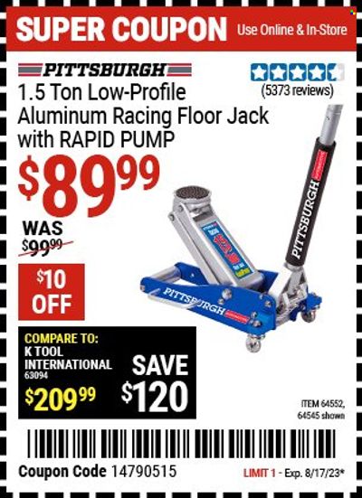 Harbor Freight Weekly Ad Flyer Specials July 31 to August 17, 2023