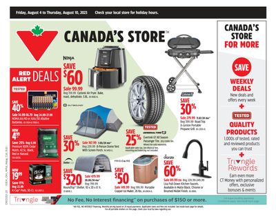 Canadian Tire (Atlantic) Flyer August 4 to 10