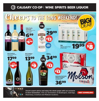 Calgary Co-op Liquor Flyer August 3 to 9