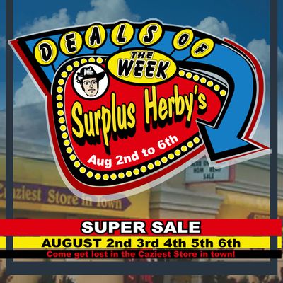 Surplus Herby's Flyer August 2 to 6