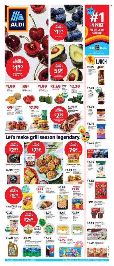 ALDI (AL, FL, LA, MS) Weekly Ad Flyer Specials July 26 to August 1, 2023