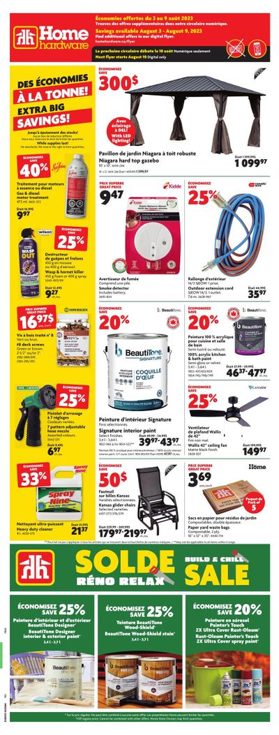 Home Hardware (QC) Flyer August 3 to 9