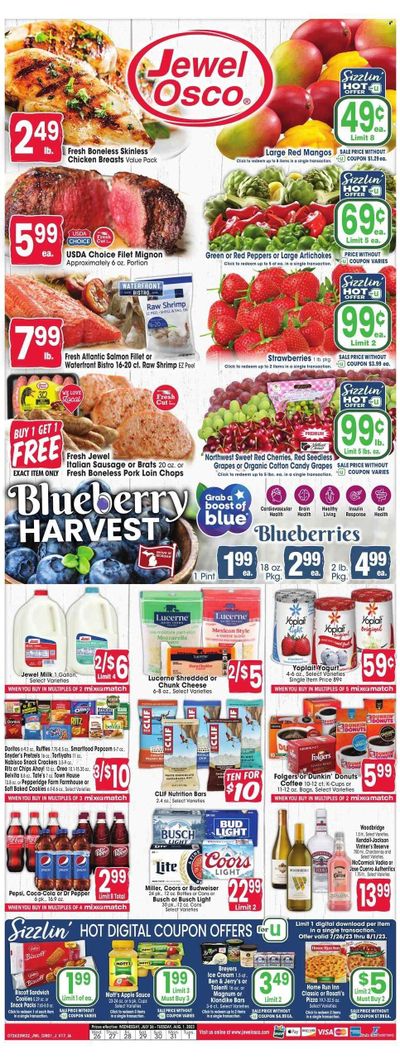 Jewel Osco (IA) Weekly Ad Flyer Specials July 26 to August 1, 2023
