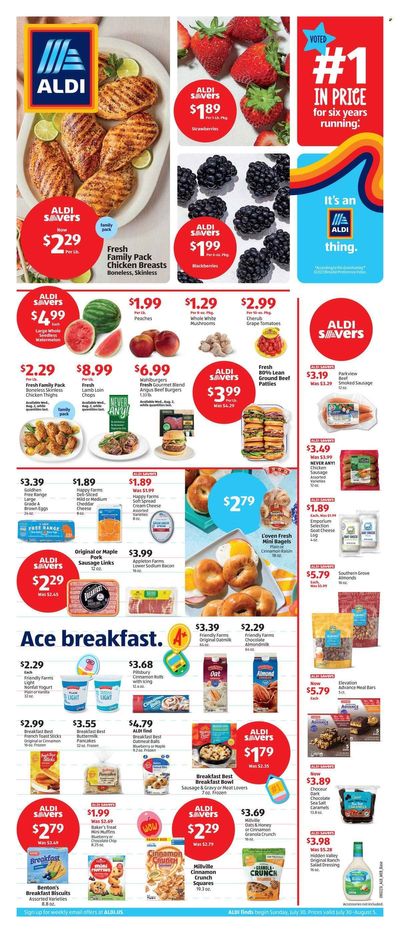 ALDI (MI) Weekly Ad Flyer Specials July 30 to August 5, 2023