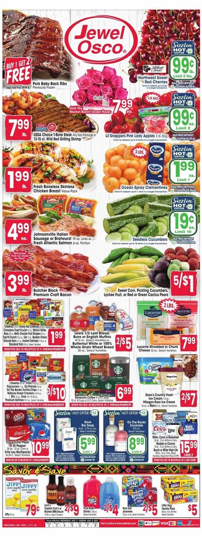 Jewel Osco (IL) Weekly Ad Flyer Specials August 2 to August 8, 2023