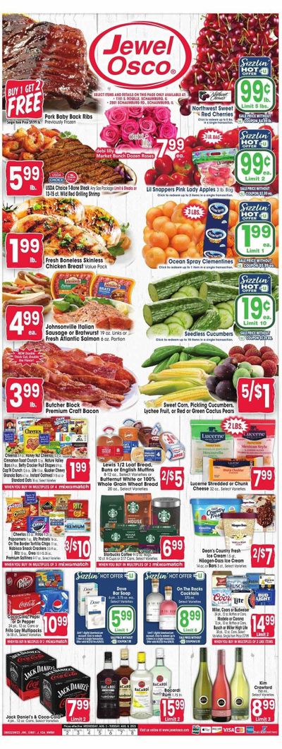 Jewel Osco (IL) Weekly Ad Flyer Specials August 2 to August 8, 2023