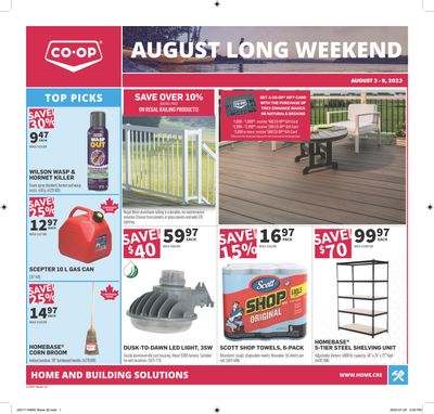 Co-op (West) Home Centre Flyer August 3 to 9