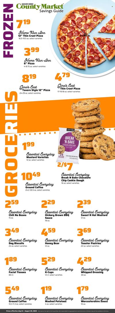 County Market (IL, IN, MO) Weekly Ad Flyer Specials July 24 to August 20, 2023