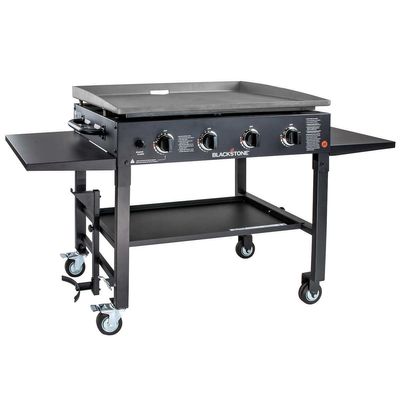 Blackstone 4-burner 60,000 BTU Cooking Station Propane Gas BBQ Griddle with Cover On Sale for $ 419.99 ( Save $ 80.00 ) at Costco Canada