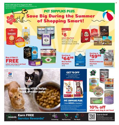 Pet Supplies Plus Weekly Ad Flyer Specials July 27 to August 23, 2023