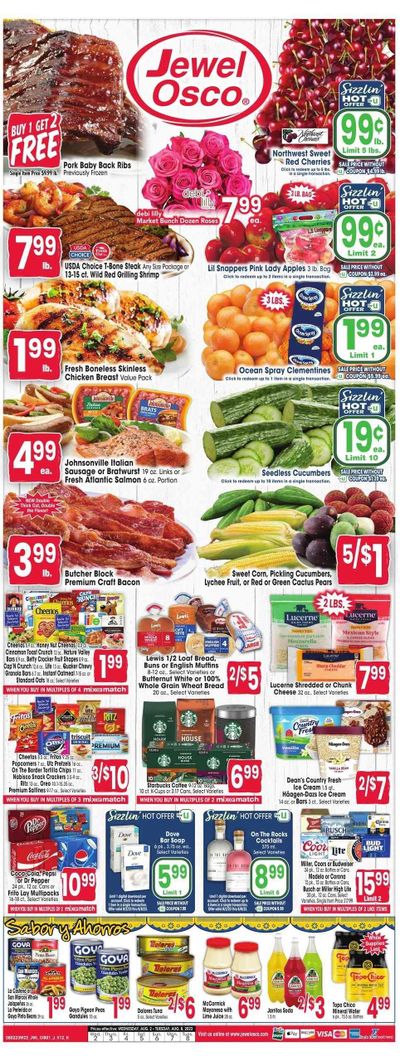 Jewel Osco (IL) Weekly Ad Flyer Specials August 2 to August 8, 2023