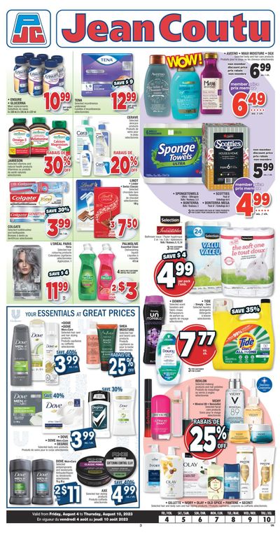 Jean Coutu (ON) Flyer August 4 to 10