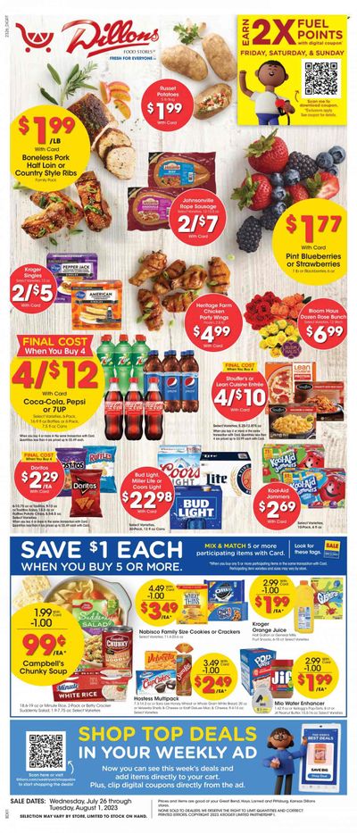 Dillons (KS) Weekly Ad Flyer Specials July 26 to August 1, 2023