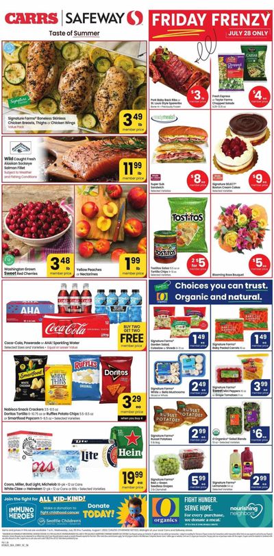 Safeway (AK) Weekly Ad Flyer Specials July 26 to August 1, 2023