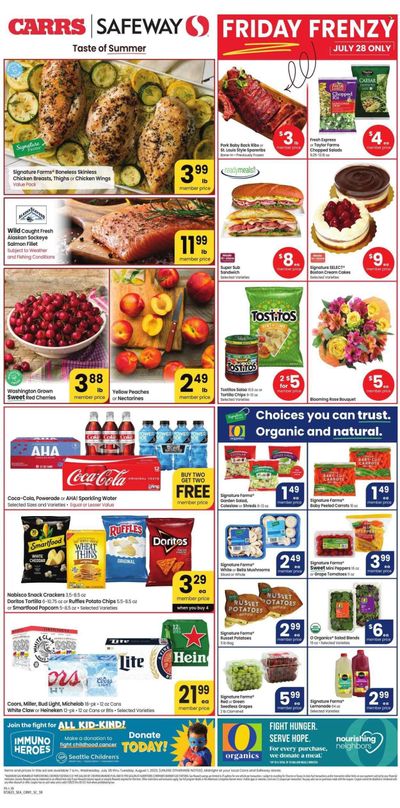 Safeway (AK) Weekly Ad Flyer Specials July 26 to August 1, 2023