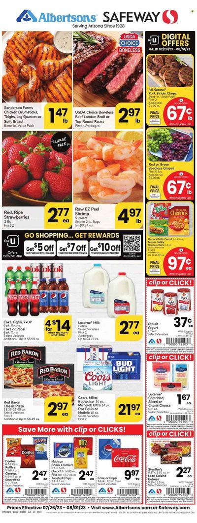 Safeway (AZ) Weekly Ad Flyer Specials July 26 to August 1, 2023