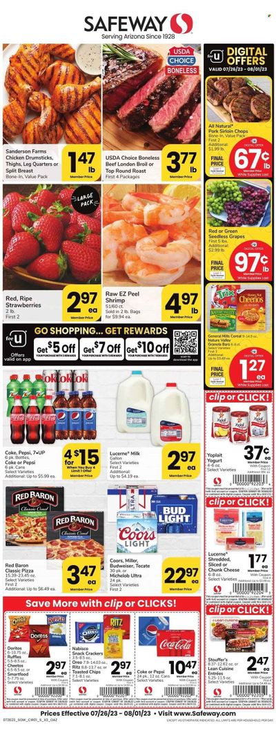 Safeway (AZ) Weekly Ad Flyer Specials July 26 to August 1, 2023