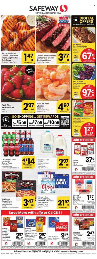 Safeway (AZ) Weekly Ad Flyer Specials July 26 to August 1, 2023
