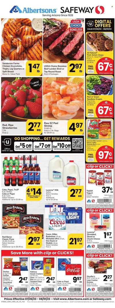 Safeway (AZ) Weekly Ad Flyer Specials July 26 to August 1, 2023