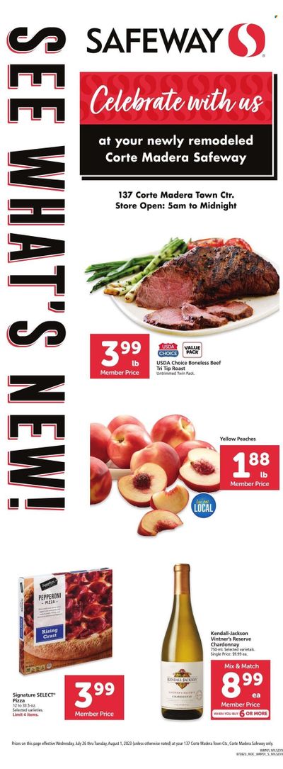 Safeway (CA) Weekly Ad Flyer Specials July 26 to August 1, 2023