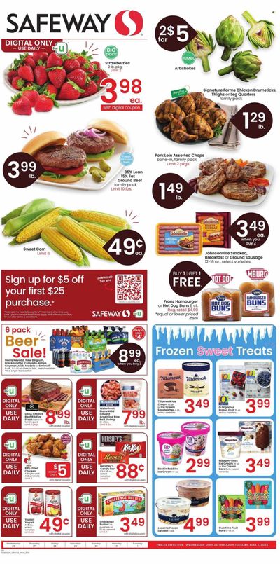 Safeway (CO) Weekly Ad Flyer Specials July 26 to August 1, 2023