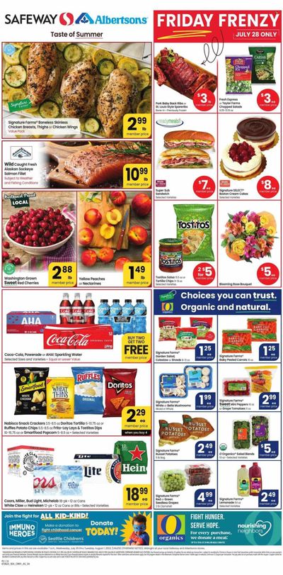 Safeway (ID) Weekly Ad Flyer Specials July 26 to August 1, 2023