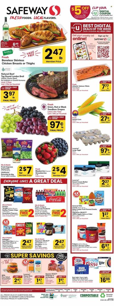 Safeway (NE) Weekly Ad Flyer Specials July 26 to August 1, 2023