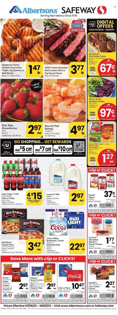 Safeway (NM) Weekly Ad Flyer Specials July 26 to August 1, 2023