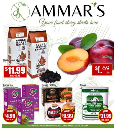 Ammar's Halal Meats Flyer August 3 to 9