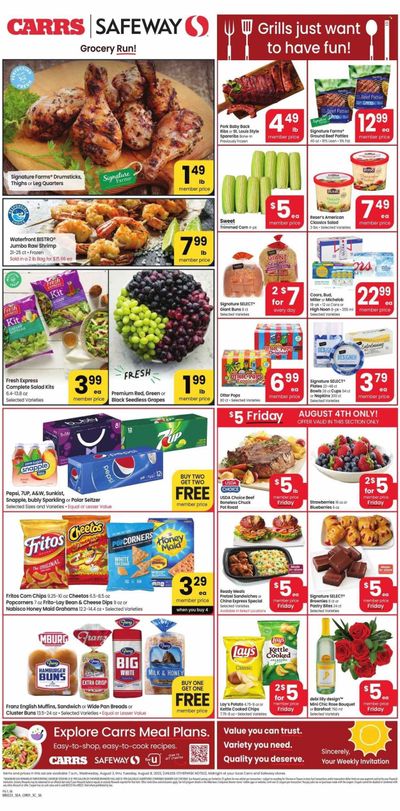 Safeway (AK) Weekly Ad Flyer Specials August 2 to August 8, 2023