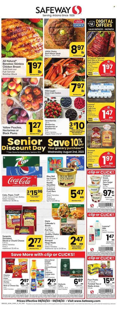Safeway (AZ) Weekly Ad Flyer Specials August 2 to August 8, 2023