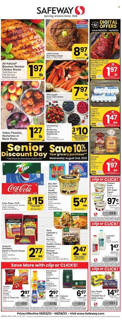 Safeway (AZ) Weekly Ad Flyer Specials August 2 to August 8, 2023