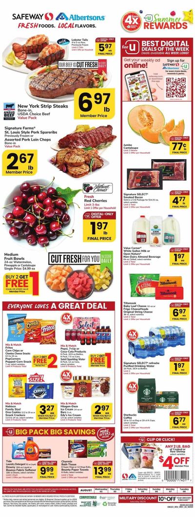 Safeway (CO, WY) Weekly Ad Flyer Specials August 2 to August 8, 2023