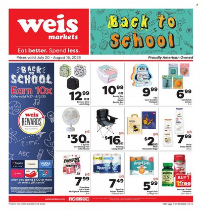 Weis (MD, NY, PA) Weekly Ad Flyer Specials July 20 to August 16, 2023
