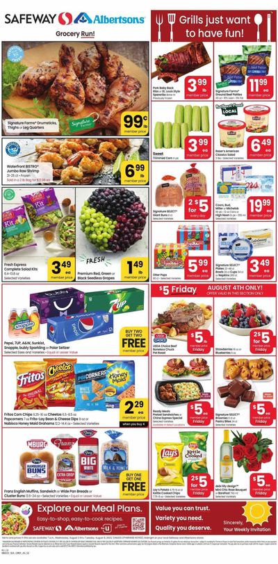 Safeway (WA) Weekly Ad Flyer Specials August 2 to August 8, 2023